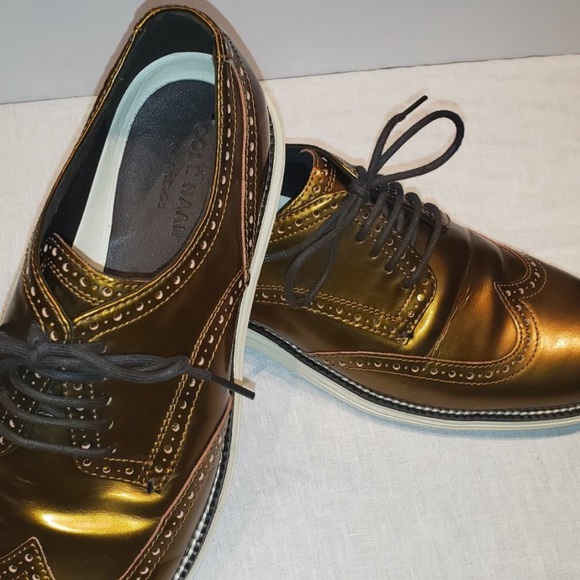 Cole Haan Original Grand Men's Copper Wingtip 9.5M - Picture 4 of 5